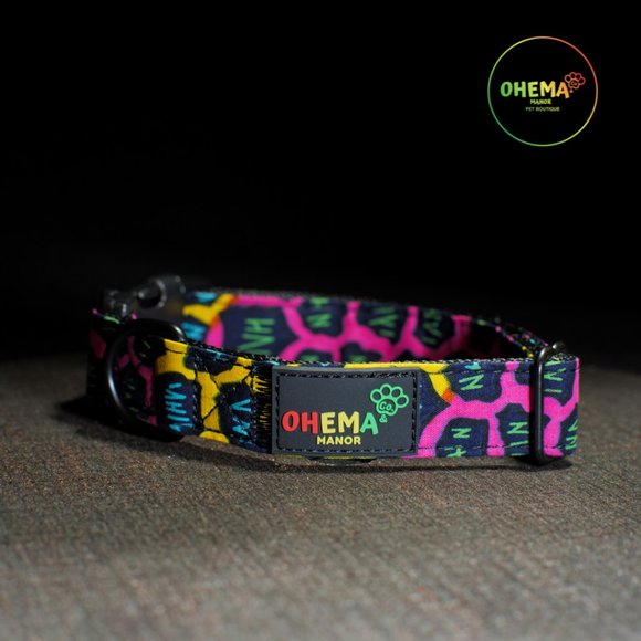 Yaa (African Print) Dog Collars - Picture 1 of 7